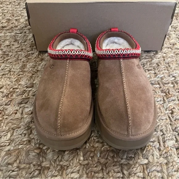NWT UGG Tazz Slippers Chestnut Size Big Kids Y5/Women’s 7 - Picture 7 of 16